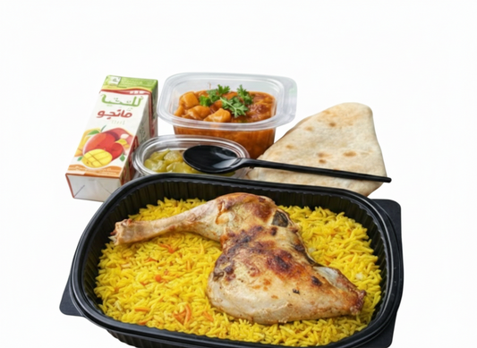 وجبة إفطار صائم دجاج (حد ادني ٥ وجبات للطلب)