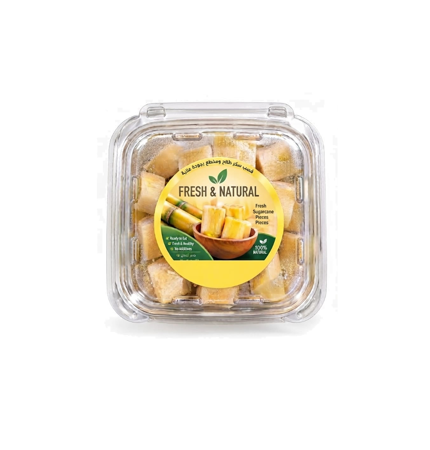 sugarcane pieces 300 gm. قصب قطع فاكيوم