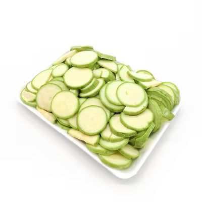 sliced zucchini 0.5 kg كوسة مقطعة