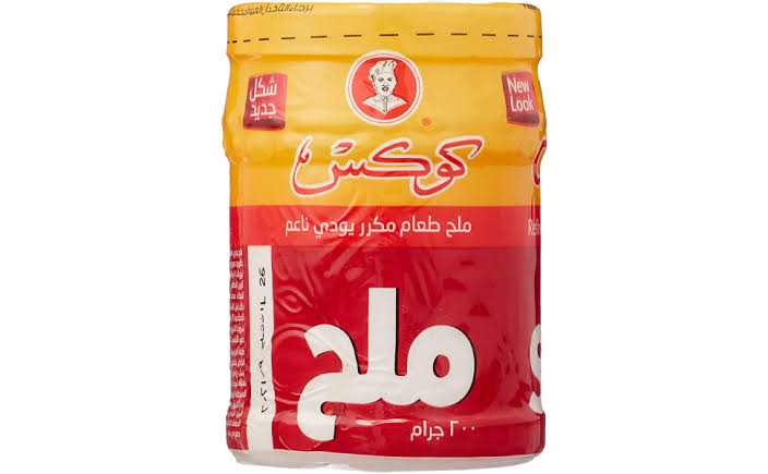 ملح طعام ناعم كوكس ٢٠٠ جم
